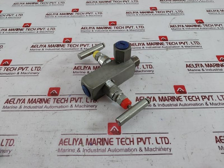 Excelock 2Vm-monel-1-2Infpc Two Valve Manifold E377 Cb Fm 6000 Psi
