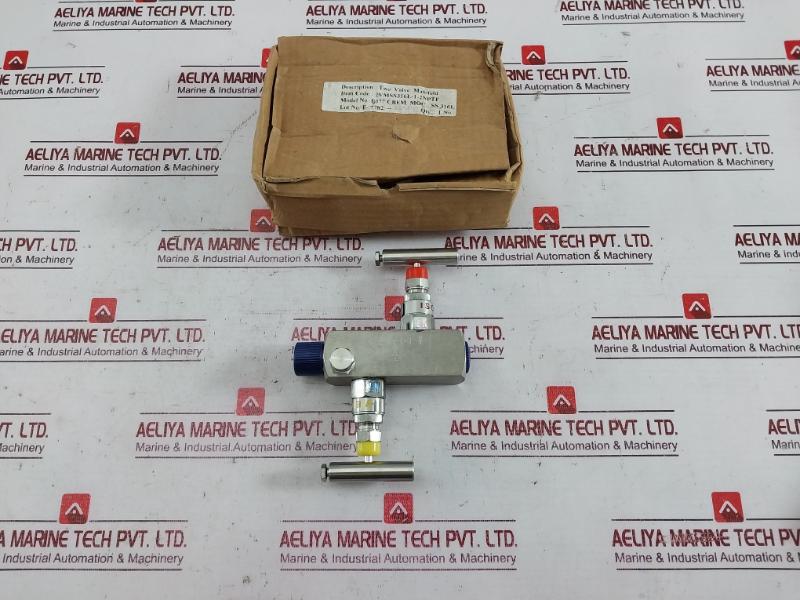 Excelock 2Vmss316L-1-2Nptf Two Valve Manifold E377 Cb Fm Ss 316L