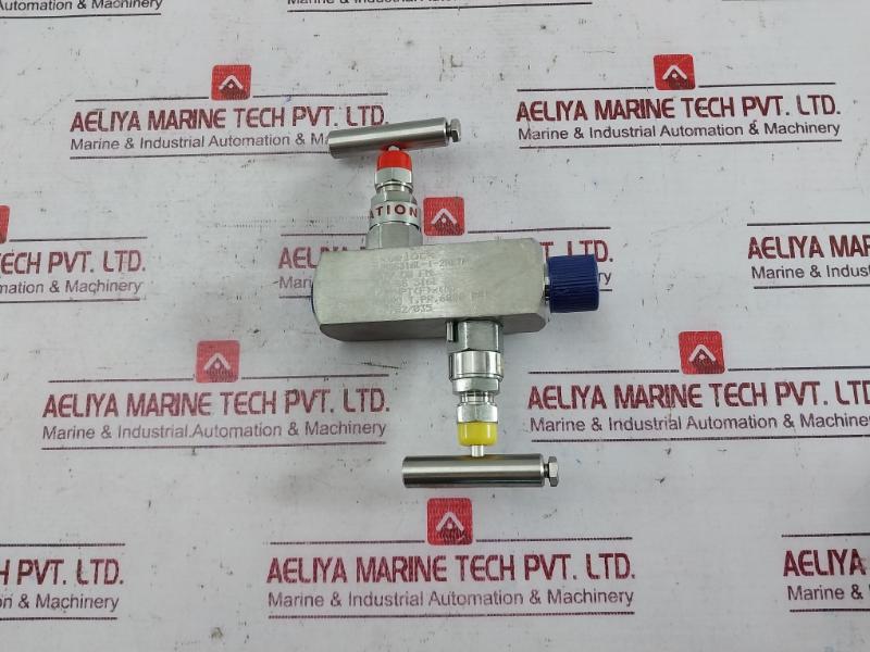 Excelock 2Vmss316L-1-2Nptf Two Valve Manifold E377 Cb Fm Ss 316L