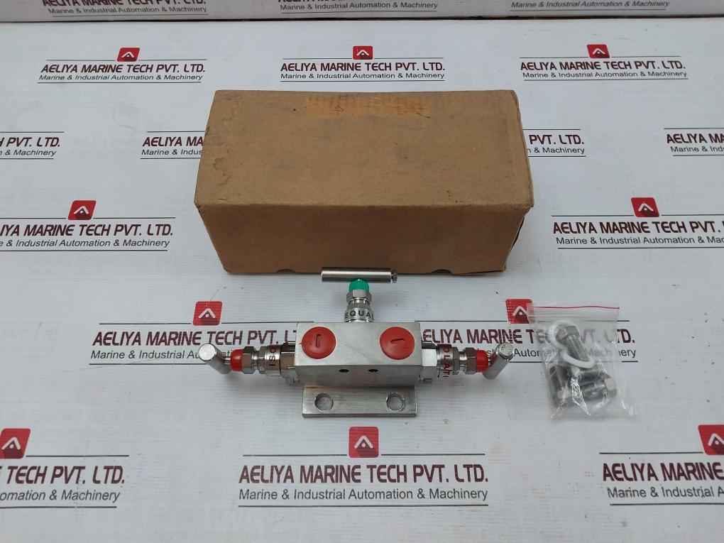Excelock E306Dm/3Vm-t Valve Manifold 1/2"Npt X Flg.-ss316-nace 6000 Psi