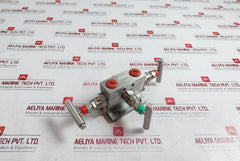 Excelock E306 Dm Three Valve Manifold 1/2" Npt (F) X Flg -6000 Psi 7461/001