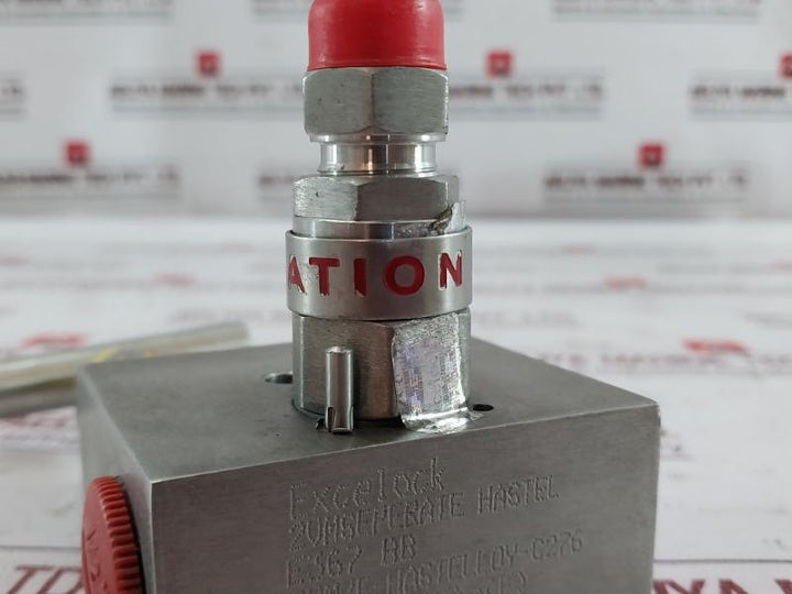 Excelock E367 Bb Two Manifold Valve 2Vm/F-hastelloy-c276 E-7690/001
