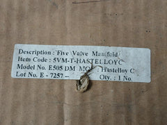 Excelock E505 Dm T-type 5-way Manifold Valve 6000 Psi E-7257/186