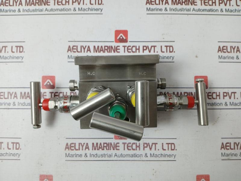 Excelock E505 Dm T-type 5-way Manifold Valve 6000 Psi E-7257/186