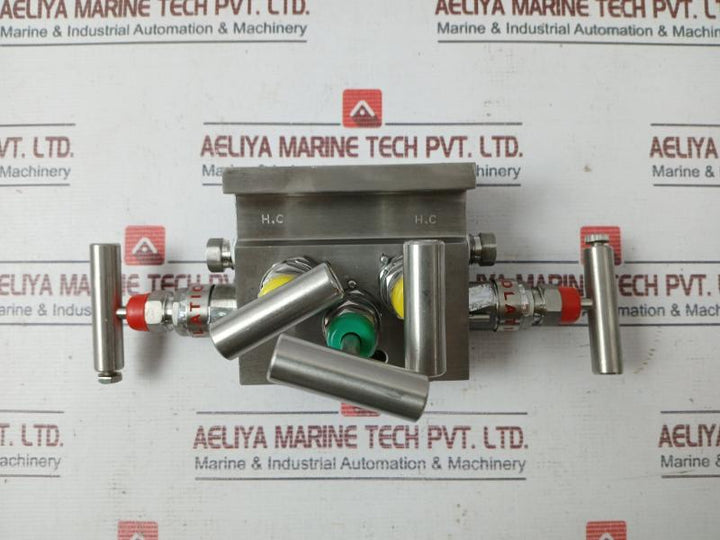 Excelock E505 Dm T-type 5-way Manifold Valve 6000 Psi E-7257/186