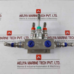 Excelock E505 Dm Valves &amp; Manifold 1/2"Npt (F) X Flange Hydro T.Pr.6000 Psi
