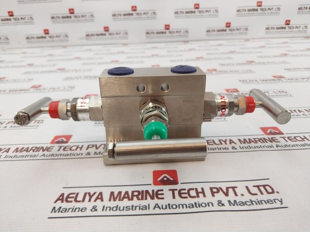 Excelock Ss316-3Wm/T Valve Manifold 6000 Psi
