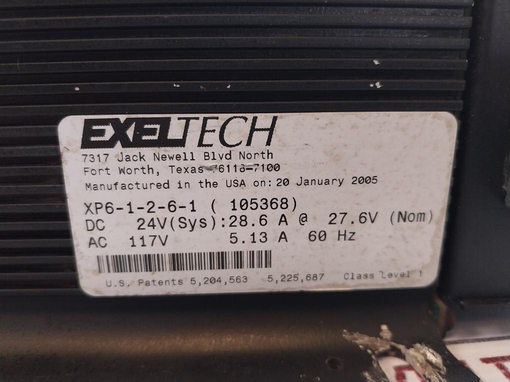 Exeltech Xp600 Power Inverter Ac 117V 5.13A 60Hz