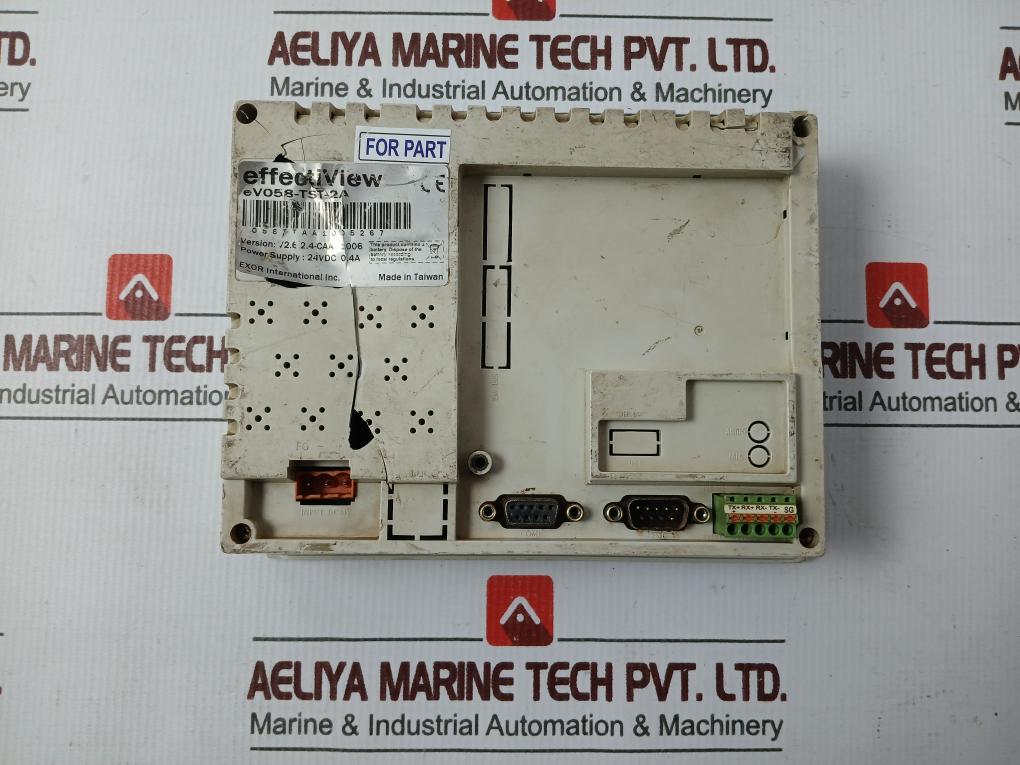 Exor Ev058-tst-2A Digital Display Operator Panel 24Vdc 0.4A (Not Working)