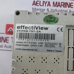 Exor Ev058-tst-2A Hmi Digital Display Operator Panel 058Ttaa1206039 24Vdc 0.4A