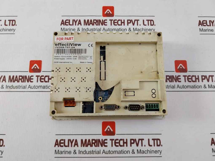Exor Ev058-tst-2A Operator Interface 24Vdc 0.4A V2.6-2.4-caa 1006 (Not Working)