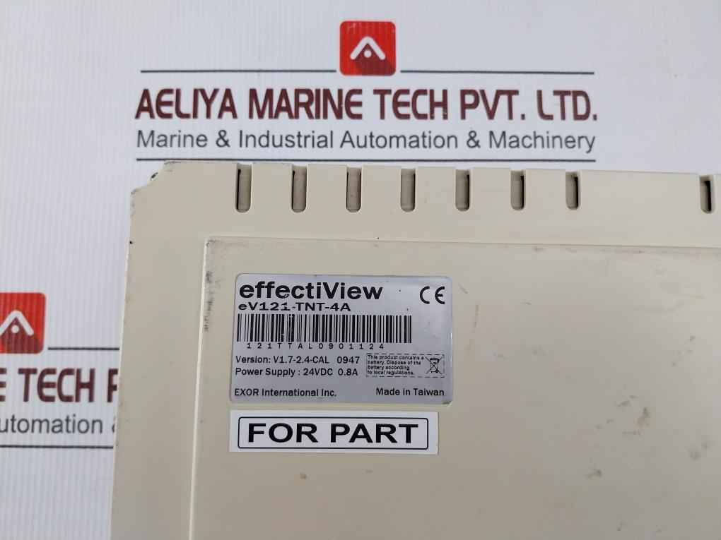 Exor International Ev121-tnt-4a Hmi Operator Panel 24vdc 0.8a (not Working)
