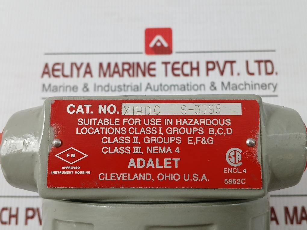 Explosionproof Instrument Housing Xihdc S-3795 Adalet 230Vac