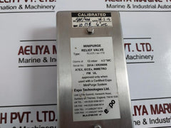 Expo Technologies Rlv25/Ss/Fs Minipurge Relief Valve New