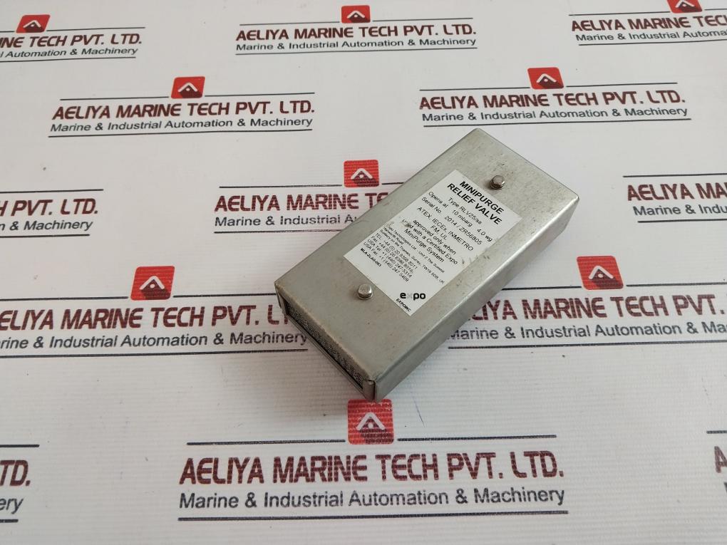 Expo Technologies Rlv25/Ss Relief Valve Mla-zla0-083