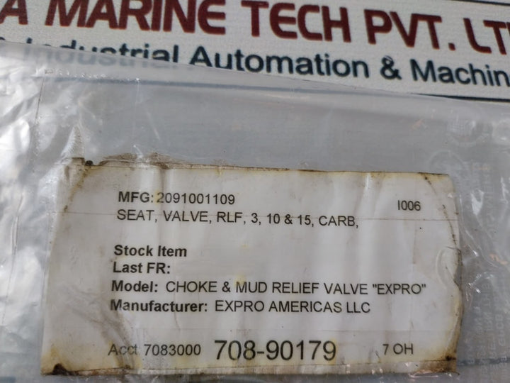 Expro 2091001109 Seat Valve