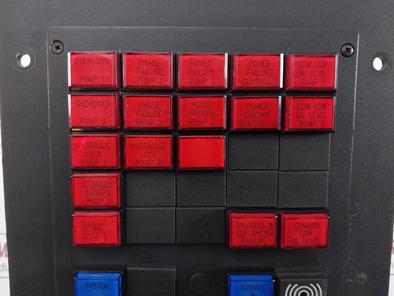 F-7001-08-16 Alarm Annunciator Panel Rolls-royce