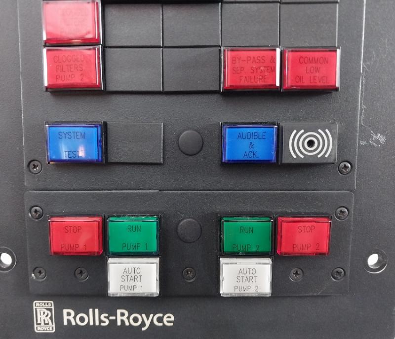 F-7001-08-16 Alarm Annunciator Panel Rolls-royce