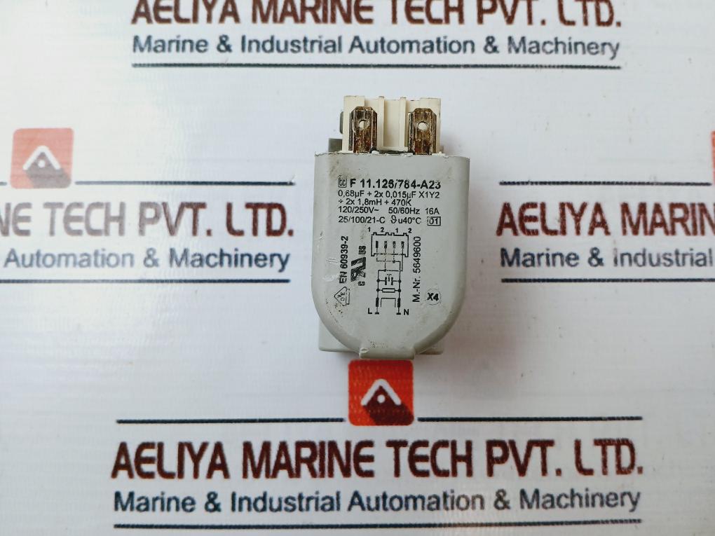 F 11.126/784-A23 Washing Machine Mains EMI Capacitor 120/250V~