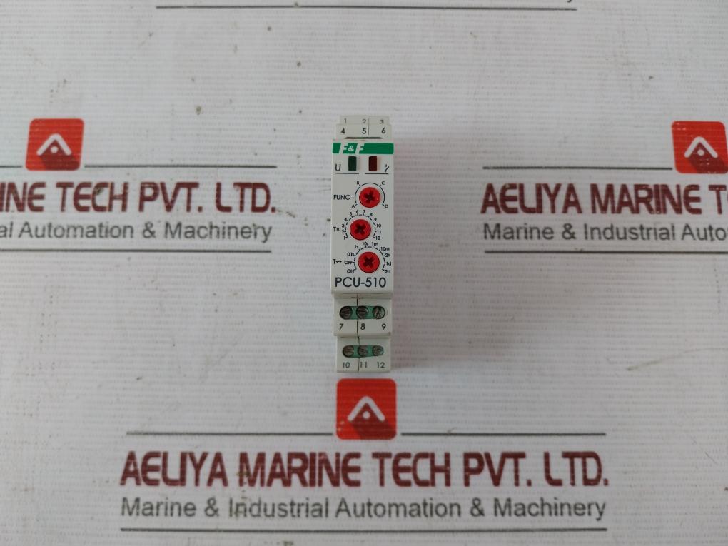 F&F Pcu-510 Duo Timing Relays 2X8A 250V 230V Ac/Dc