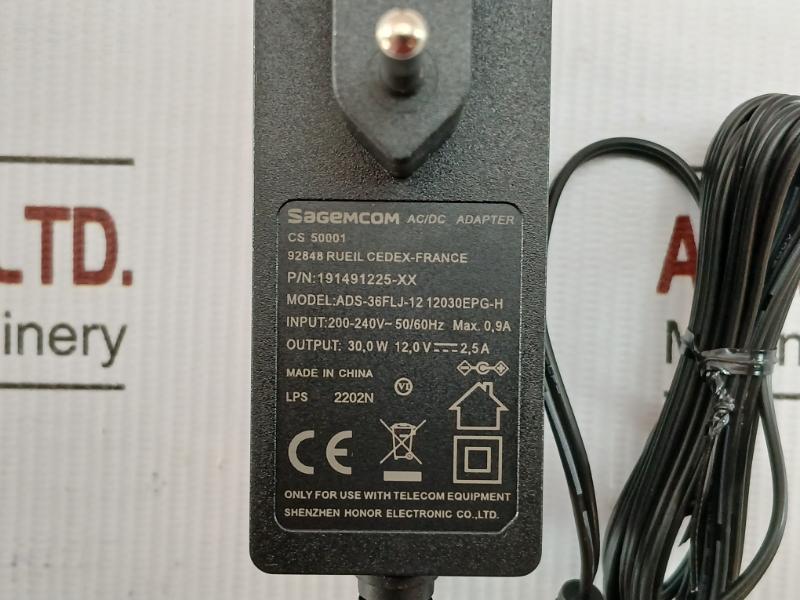 F@St 5670V2 Home Box Wireless Router With Adapter 12Vdc Sagemcom