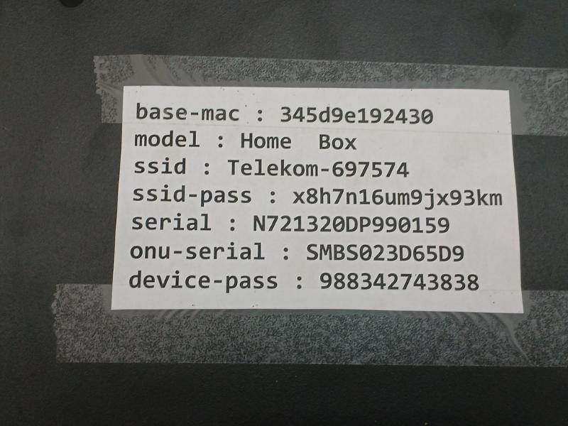 F@St 5670V2 Home Box Wireless Router With Adapter 12Vdc Sagemcom