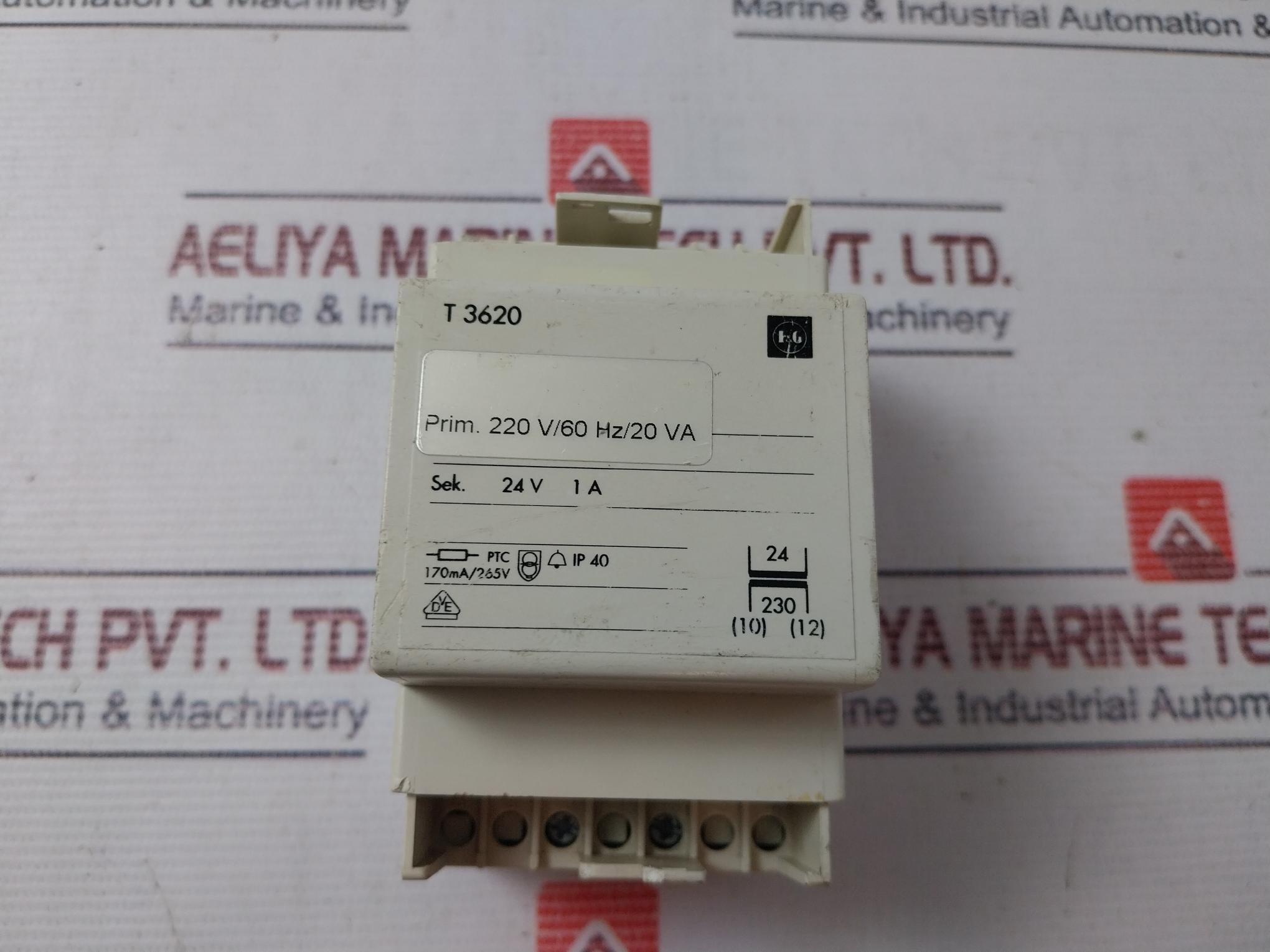 F&G T 3620 Controller 220 V/60 Hz/20 Va