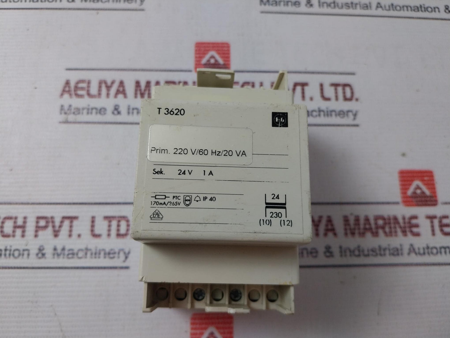 F&G T 3620 Controller 220 V/60 Hz/20 Va