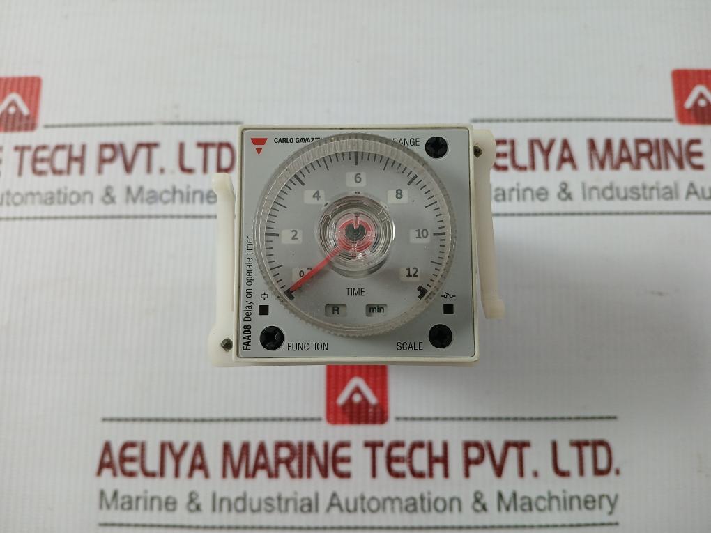 Faa08Dw24 Carlo Gavazzi 12-240Vac 1.5W Ip20 Delay On Operate Multifunction Timer