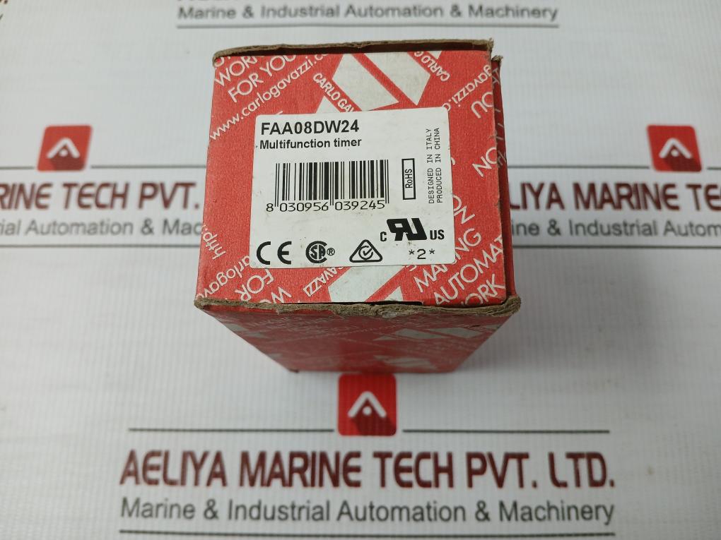 Faa08Dw24 Carlo Gavazzi Analog Time Delay Relay 50/60Hz 250Vac