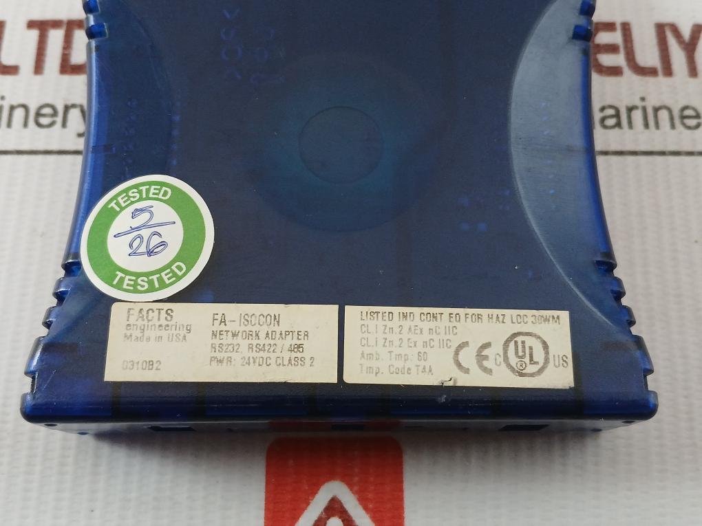 Facts Engineering 24Vdc Universal Isolated Network Adapter Fa-isocon