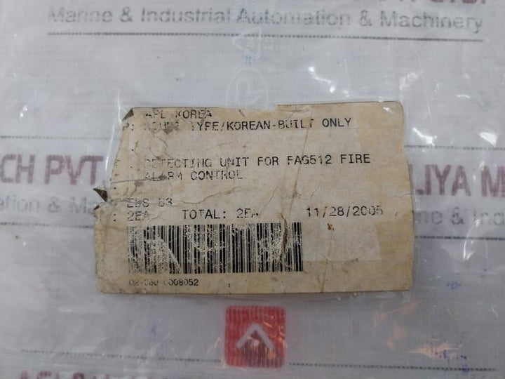 FAG512 Detecting Unit for Fire Alarm Control ELS B3 C45178