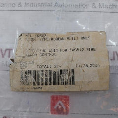FAG512 Detecting Unit for Fire Alarm Control ELS B3 C45178