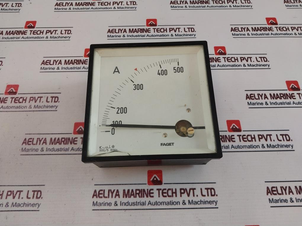 Faget 0-500 A Analog Ac Ammeter 500/5 60Hz