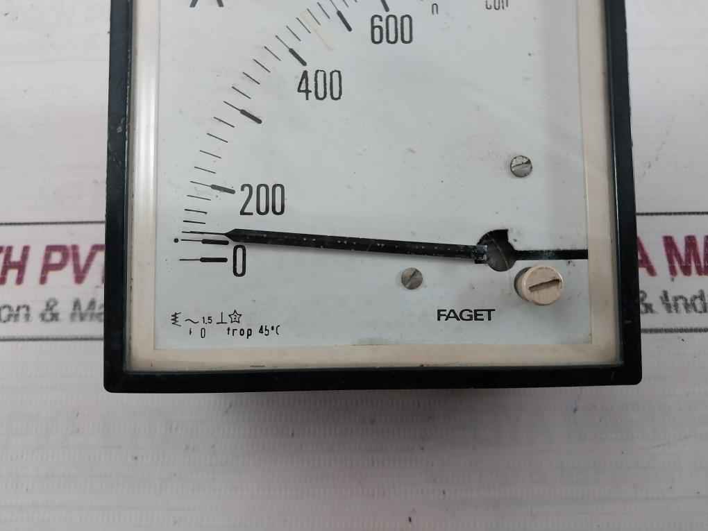 Faget Ammeter 0 To 600/5000A Trop 45°C