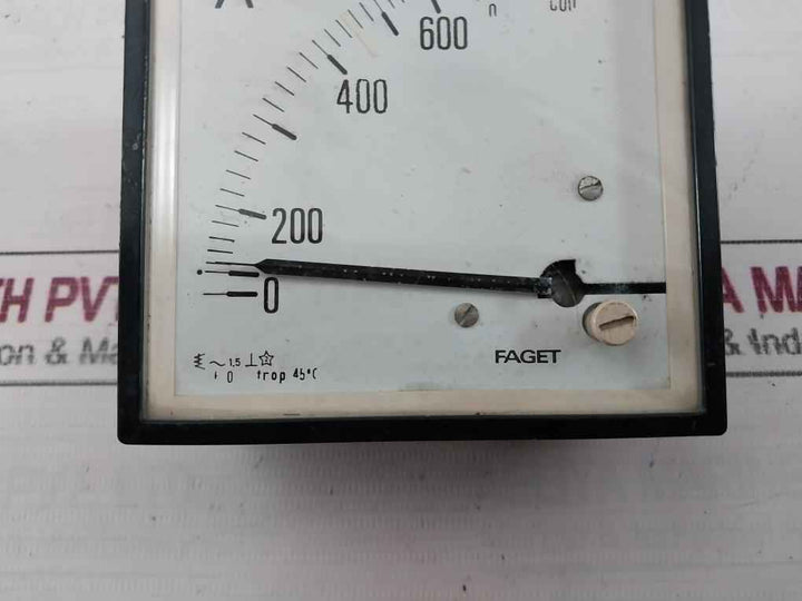Faget Ammeter 0 To 600/5000A Trop 45°C