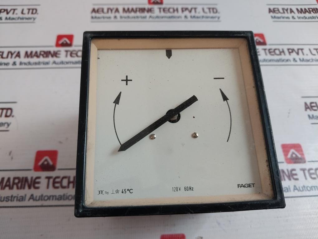 Faget 120V 60Hz Analog Panel Meter