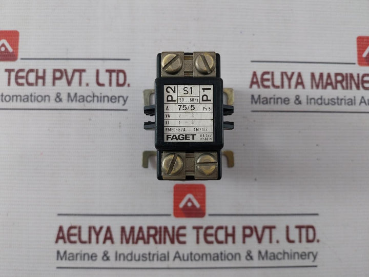 Faget Rm60-e2A Current Transformer 50-60Hz 0.6/3Kv 2-3Va