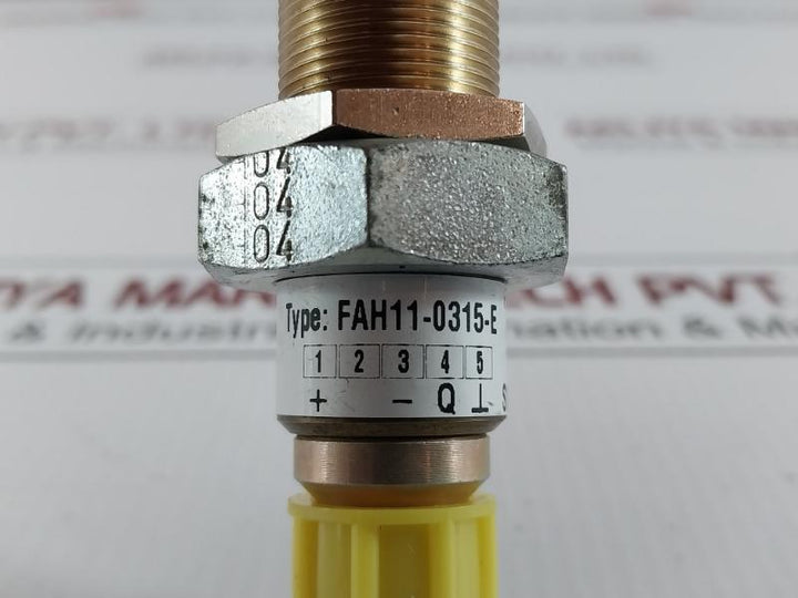 Fah11-0315-e Speed Sensor Noris Revision: A