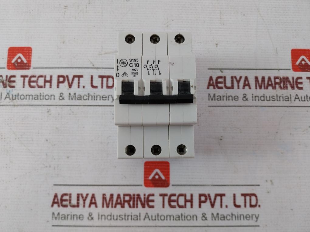 Faiel S193 Circuit Breaker Fuse Switch C10 6000/3 9437