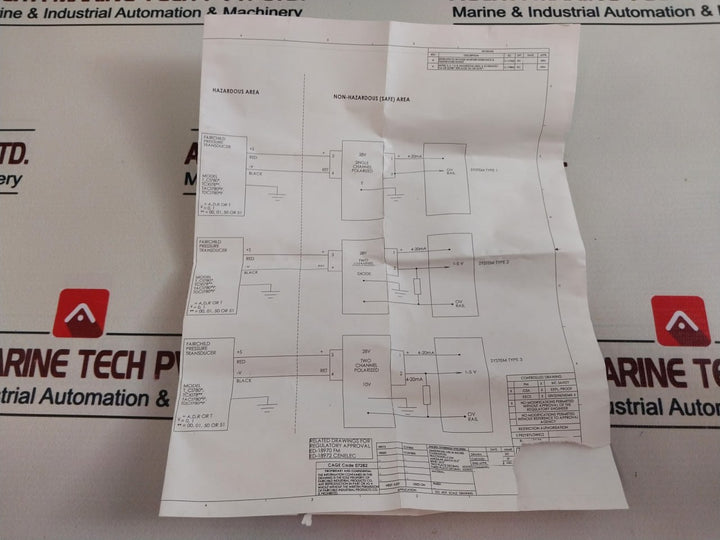 Fairchild Tcxi7800-401E Transducer 120 Psig 30 Vdc 4-20Ma