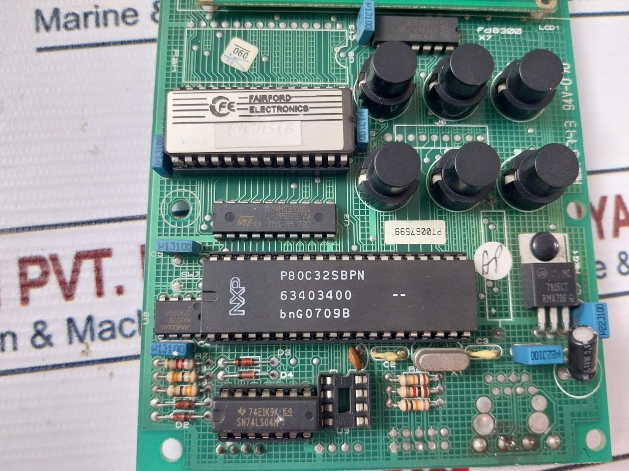 Fairford Electronics Fd8300 Display Board Pt0067599