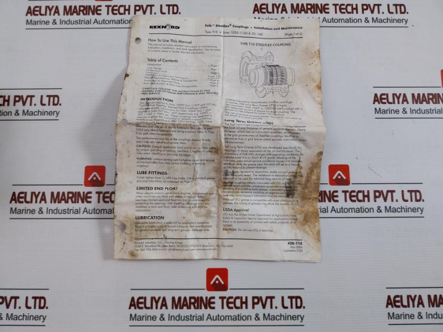 Falk 1050T10 Cover-grid Assembly Coupling Set 0775807