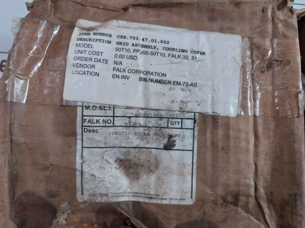 Falk 1050T10 Cover-grid Assembly Coupling Set 0775807