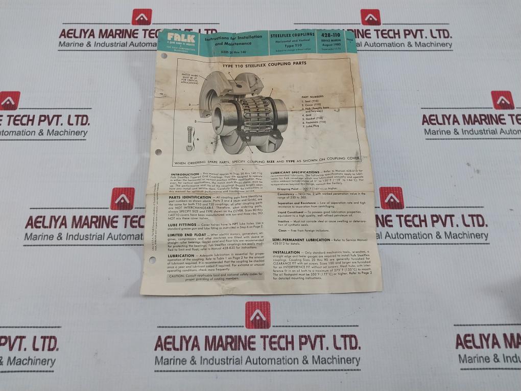 Falk 50T10 Coupling/Grid & Cover Assembly
