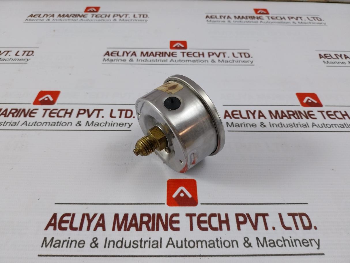 Famabras 14105-1 Manometer Pressure Gauge 0-6 Bar Stainless Steel