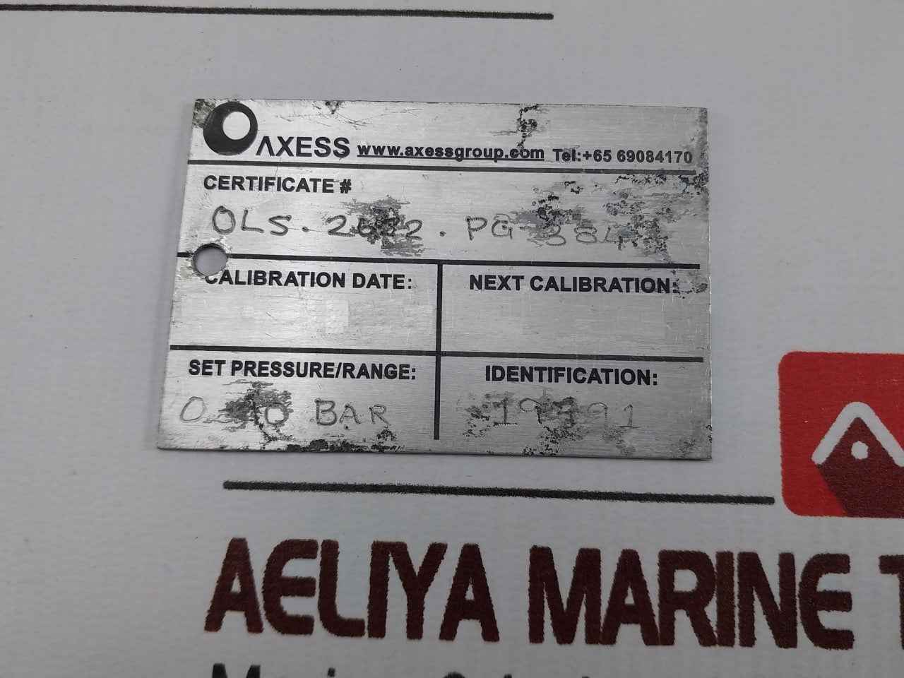 Famabras 14105-1 Pressure Gauge 0-10 Bar