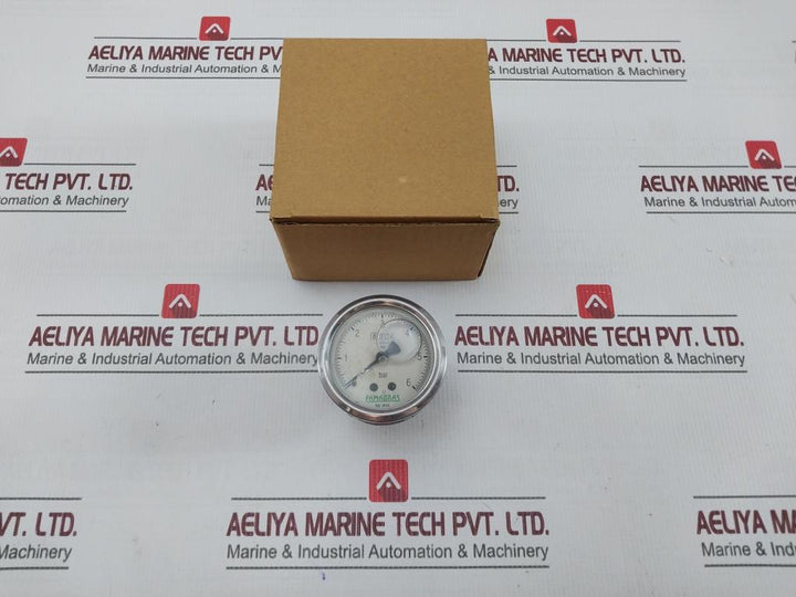 Famabras Nbr14105-1 Pressure Gauge 0–6Bar