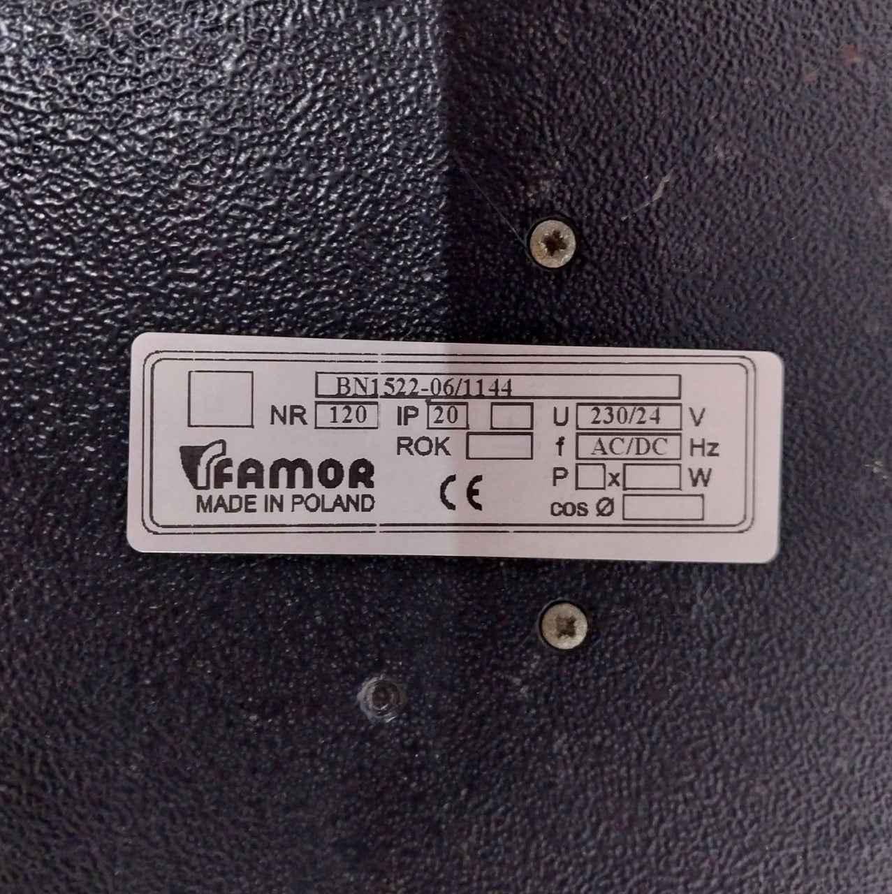 Famor Bn1522 Signal Light Control Panel 230/24V 220Vac
