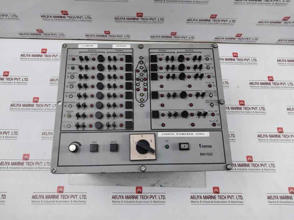 Famor Bn1522 Signal Light Control Panel 230/24V 220Vac